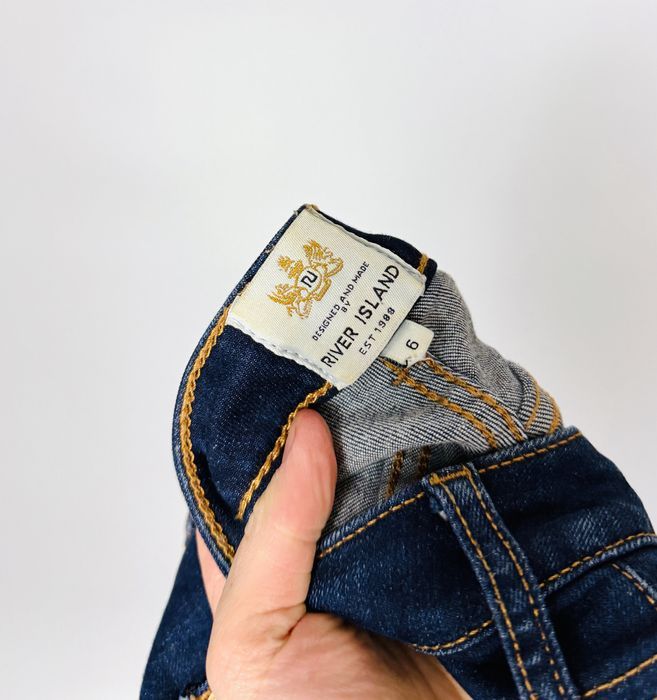 Jeansowa spódnica ołówkowa XXS 32 River Island