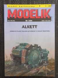 Model Kartonowy Modelik 3/04 ALKETT pojazd z II w. św.