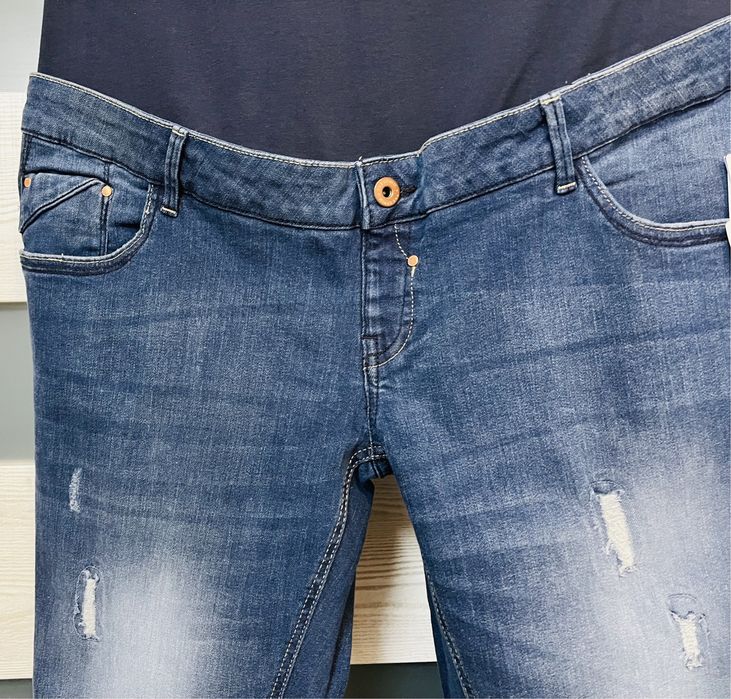 Nowe z metkami spodnie ciążowe jeansowe C&A rozmiar 46