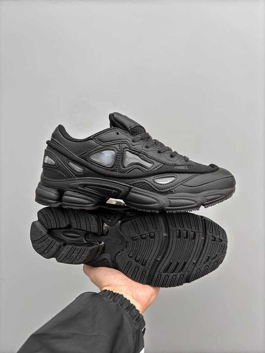 Кросівки Adidas x Raf Simons Ozweego III Black / кроси Раф Сімонс чорн