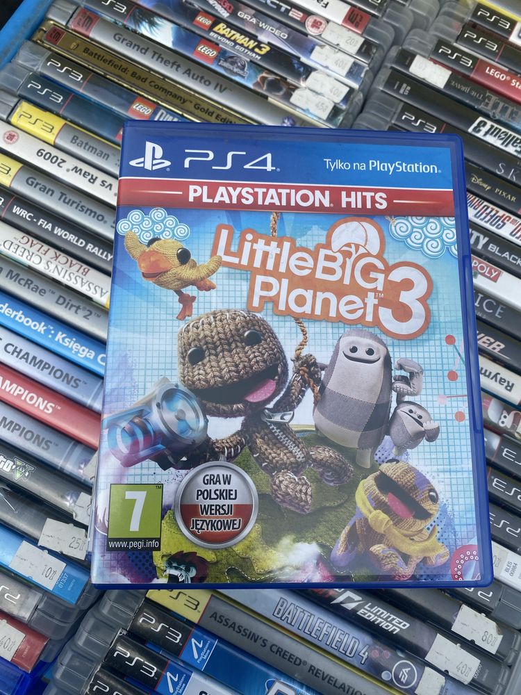 Gra Little Big Planet 3 PS4 PS5 Sony Play Station pudełkowa game PL
