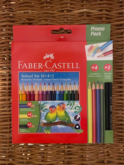 Zestaw kredek trójkątnych Faber Castell School Set - 24 szt
