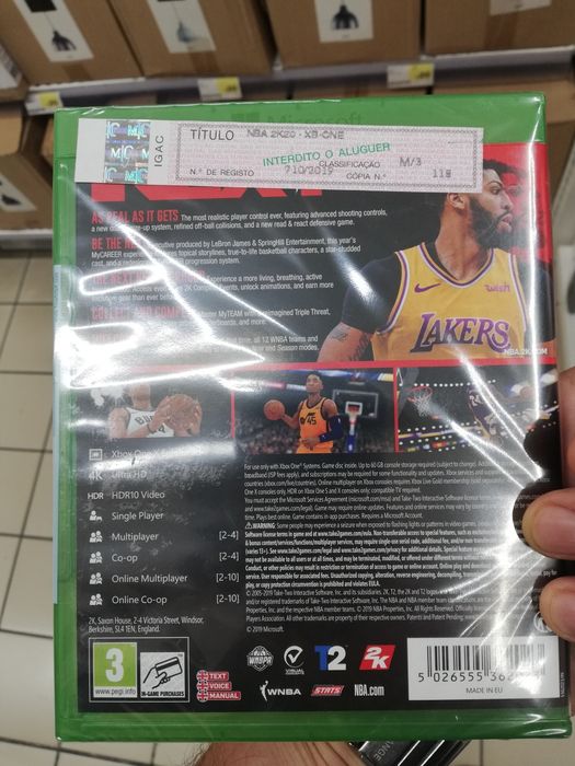 Nba 2020 novo selado Xbox one
