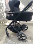 Cybex Balios S Lux 2 в 1 Moon Black на шасси Black 2023 г