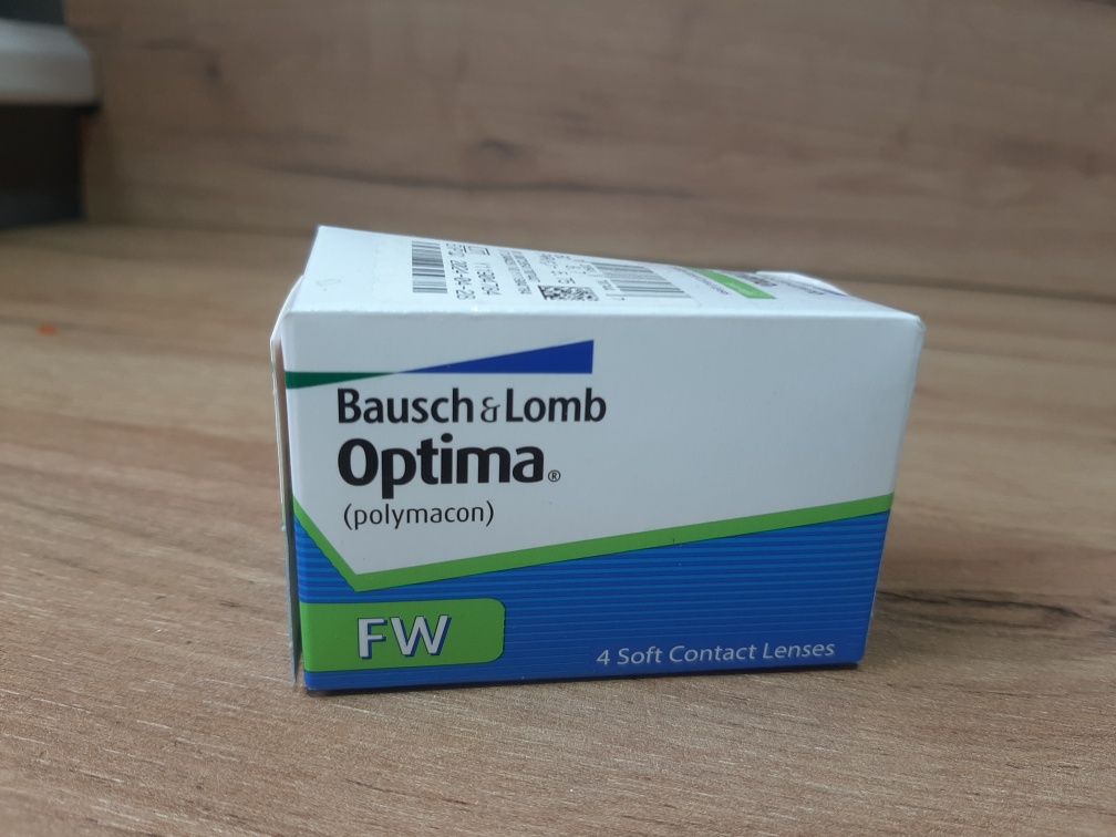 Контактні лінзи Optima FW Baush and Lomb поштучно + контейнер + пінцет