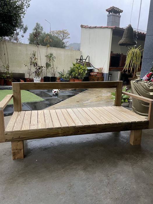 Sofa exterior resistente (à espera de almofadas)