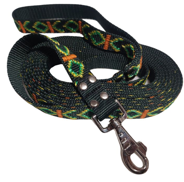 Mocna Gruba smycz dla dużego psa ozdobna L-XL 3m