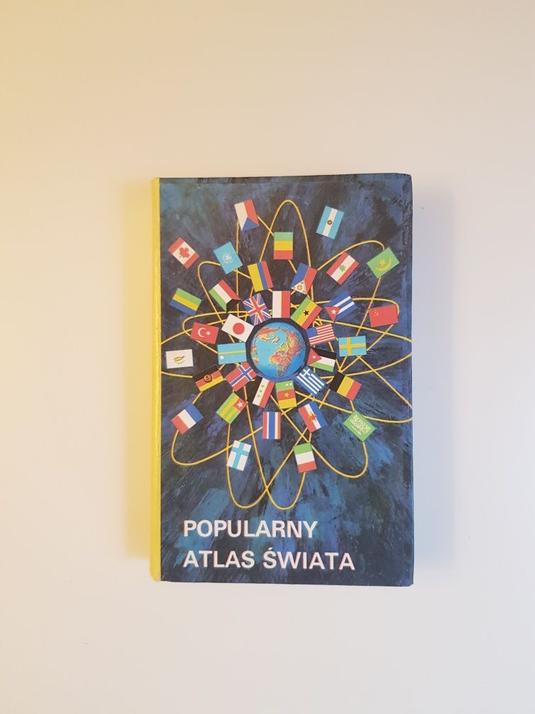 Popularny atlas Świata wydanie 1990 r