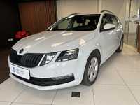 Skoda Octavia 1.0 TSI 115 KM salon PL VAT 23% nawigacja biały metalik kombi CarPlay