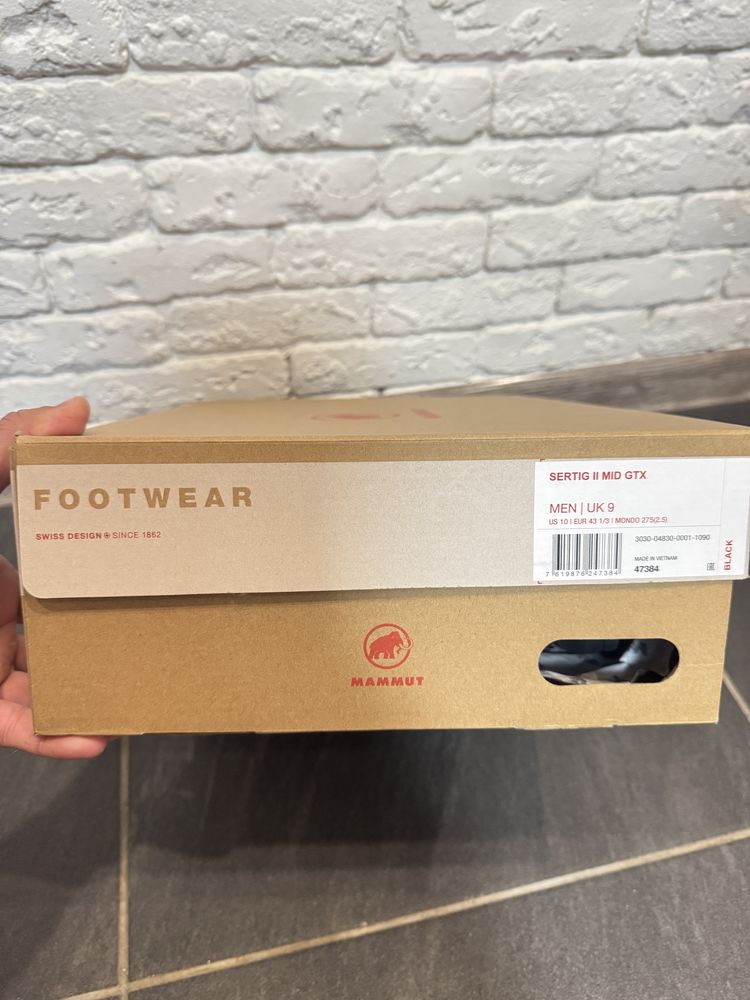 Трекінгові кросівки Mammut Sertig II Mid Gtx GORE-TEX розмір EU 43 1/3