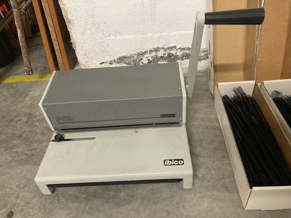 Máquina Encadernadora De Espiral Metálica IBICO P59