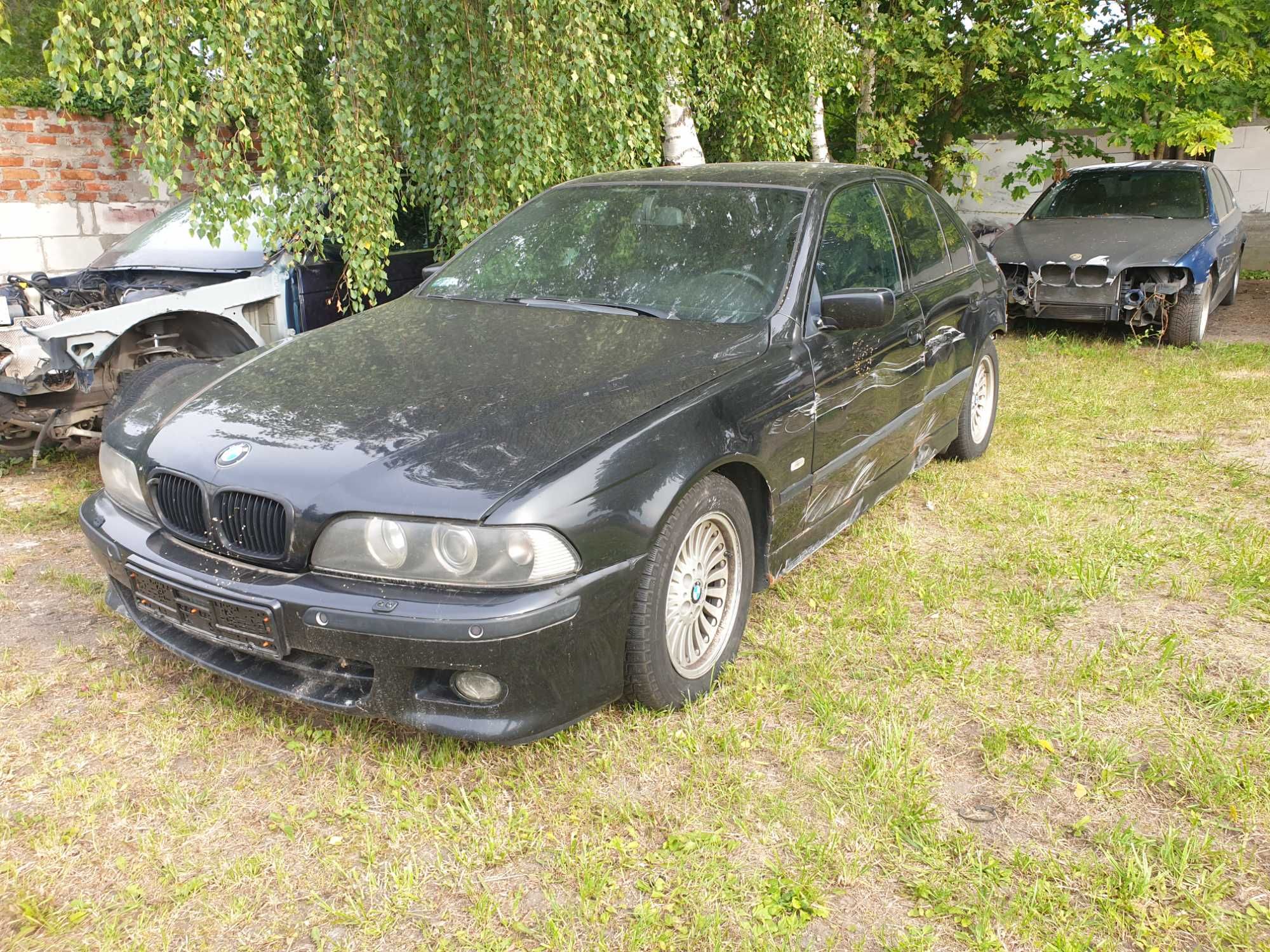 Części BMW E39 530i 3.0i M54 231KM Cała na części Saphirschwarz