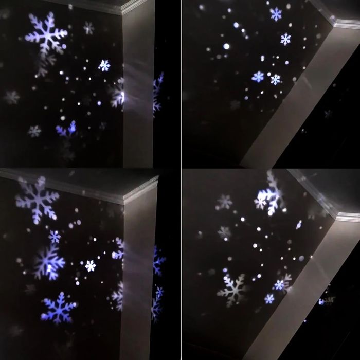 Проектор сніжинок та новорічної абстракції