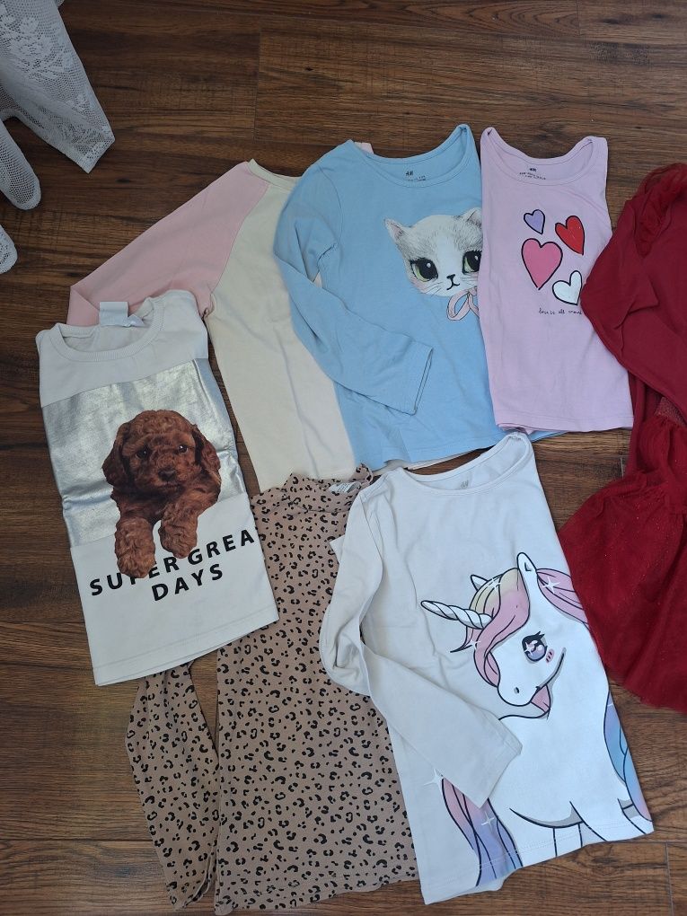 Paczka 110-116 h&m, zara