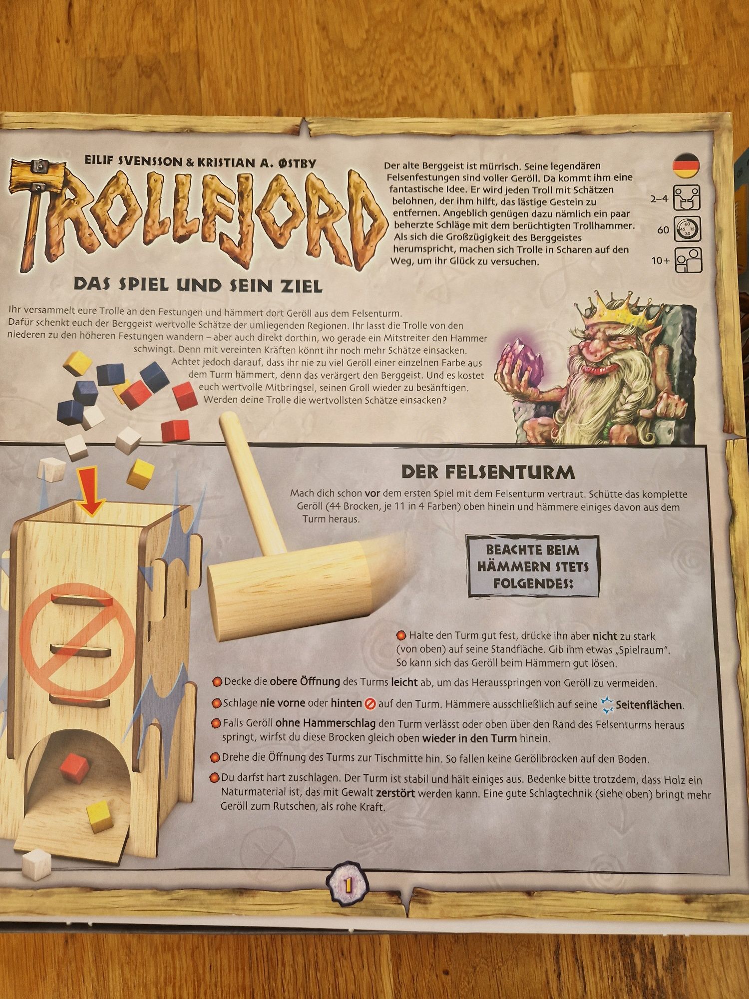 Настільна гра "Молот троллів" Trollfjord