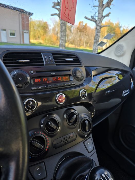 Fiat 500 szklany dach   0 rdzy