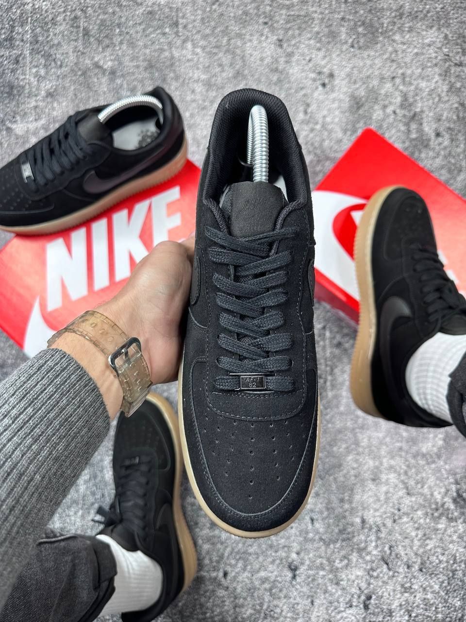 NIKE Air Force 1 Black / NIKE Air Force / NIKE Air Force / Найк форси