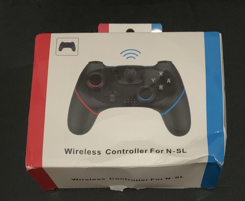 Consola de jogos e controlo joystick