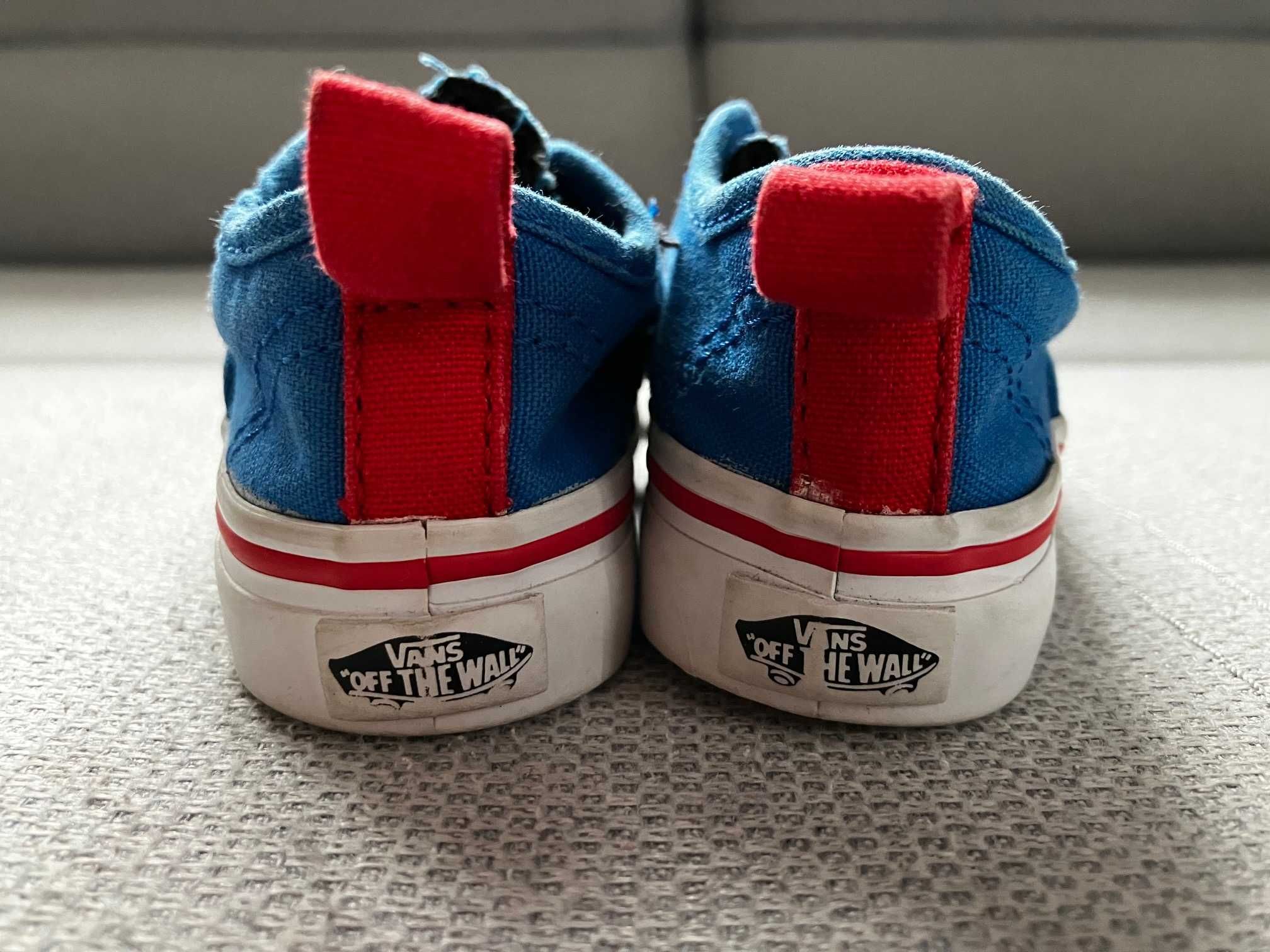 Buty/trampki Vans dziecięce niebieskie stan bdb!