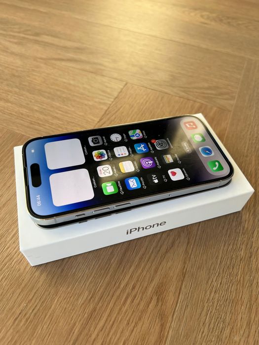 Idealny iPhone 14 Pro 128 GB SILVER w PERFEKCYJNYM stanie!