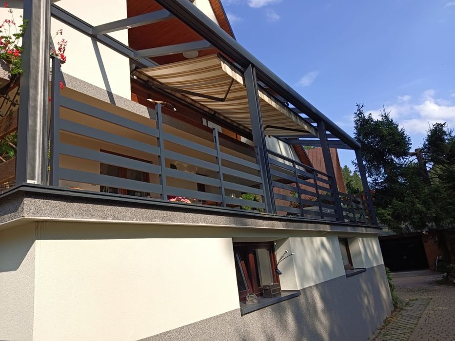 Balustrada balkonowa balustrady aluminiowe Barierki stali nierdzewnej