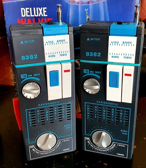 Walkie-Talkie Vintage SANDASONIC - Nunca utilizado.