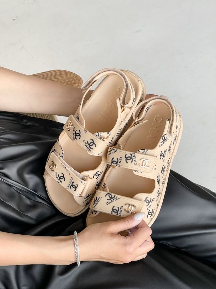 Сандалі босоніжки в стилі Chanel Sandals