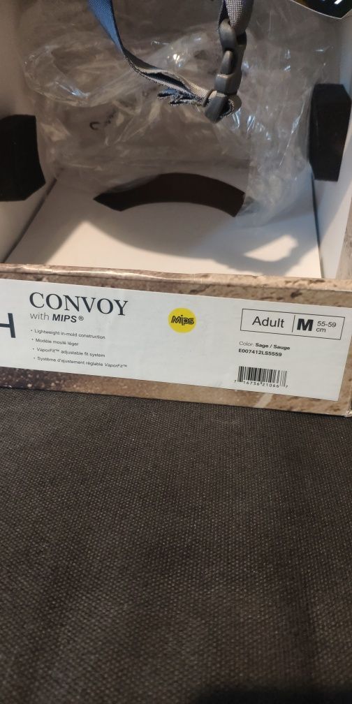 Nowy kask rowerowy Smith Convoy MIPS rozmiar M 55-59 cm zielony sage