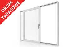Okno Przesuwne Plastikowe Tarasowe PCV 230 Drzwi Balkonowe SMART-SLIDE