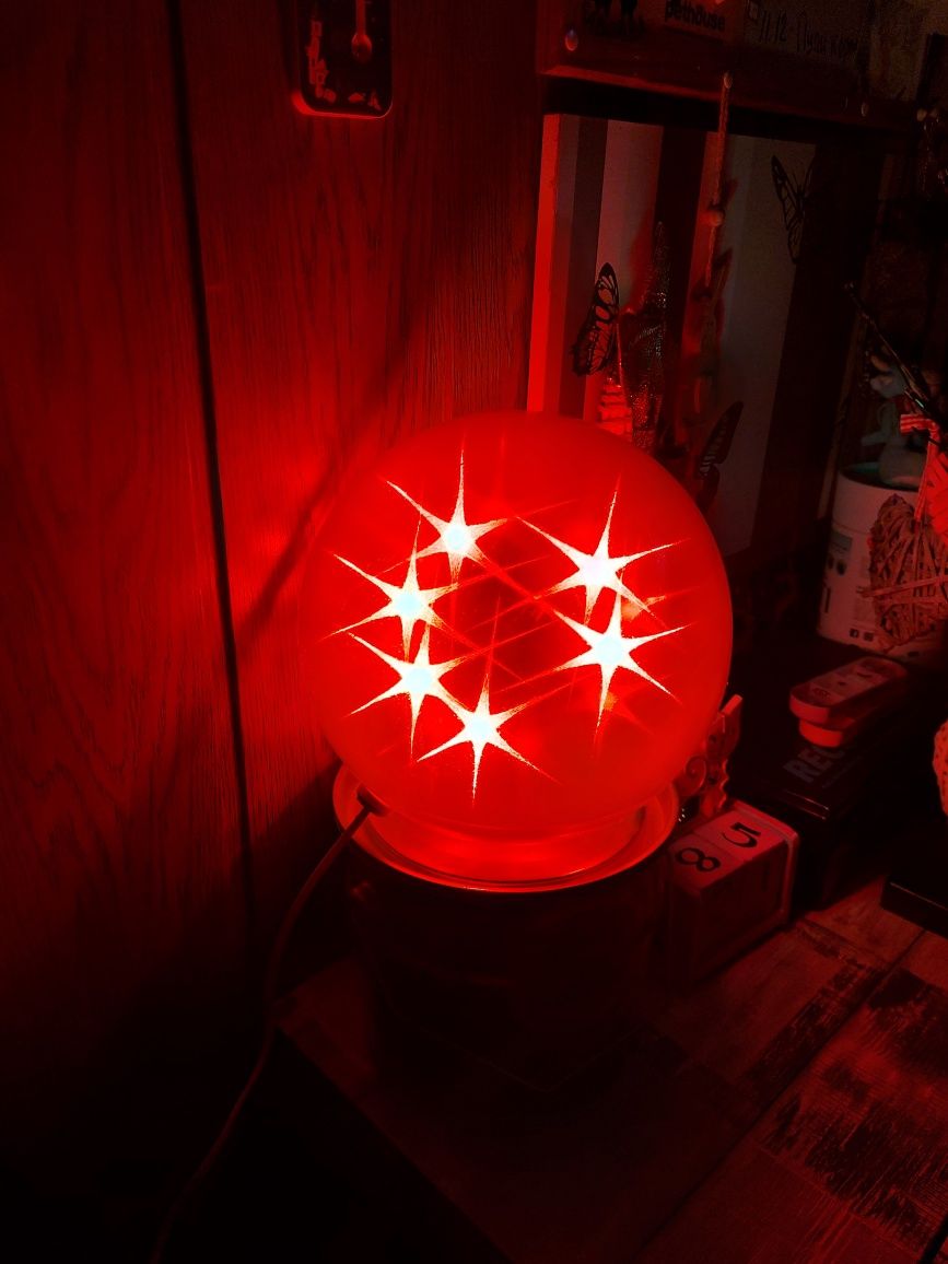Шар светящийся гирлянда диско-шар освещение лампа праздник свято