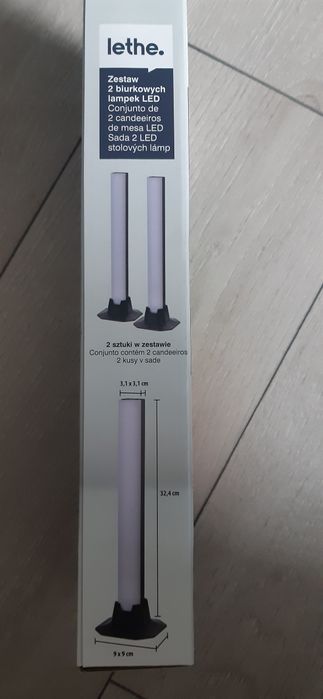 Lampki, słupki LED na biurko 2 szt