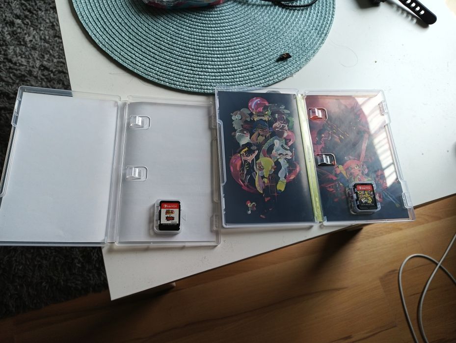 Gry na Nintendo swich Mario 3D World i splatoon 3
