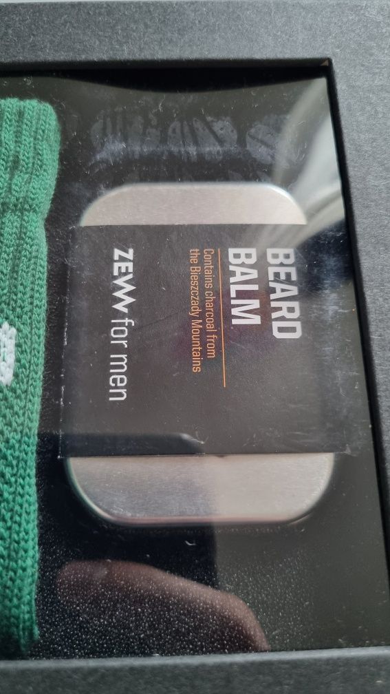 ZEW for men Beard Balm balsam do brody zestaw skarpetki pudełko GRATIS