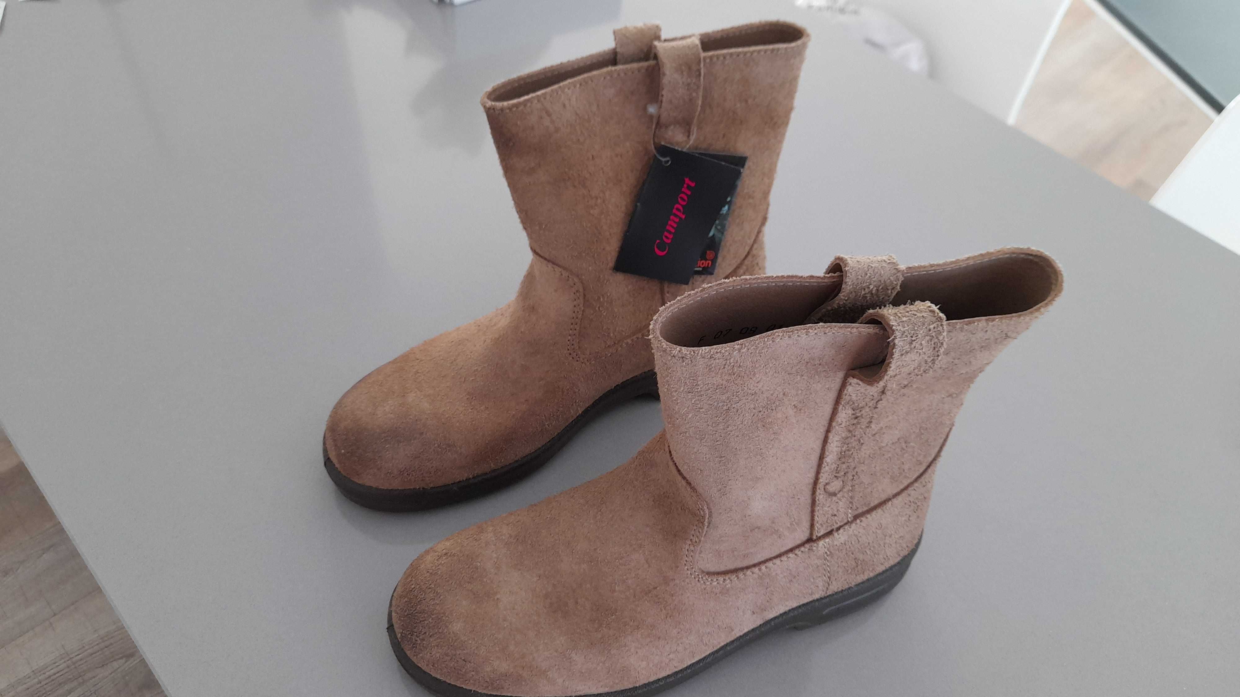 Botas Camport em pele