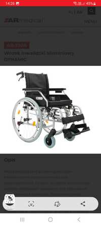 Wózek inwalidzki Armedical