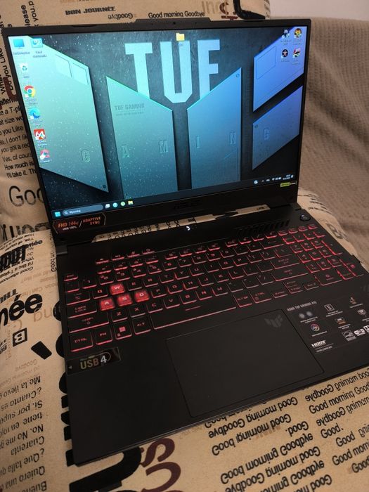 Laptop gamingowy ASUS Tuf Gaming A15, Ryzen 7, RTX 4060,16 GB DDR5