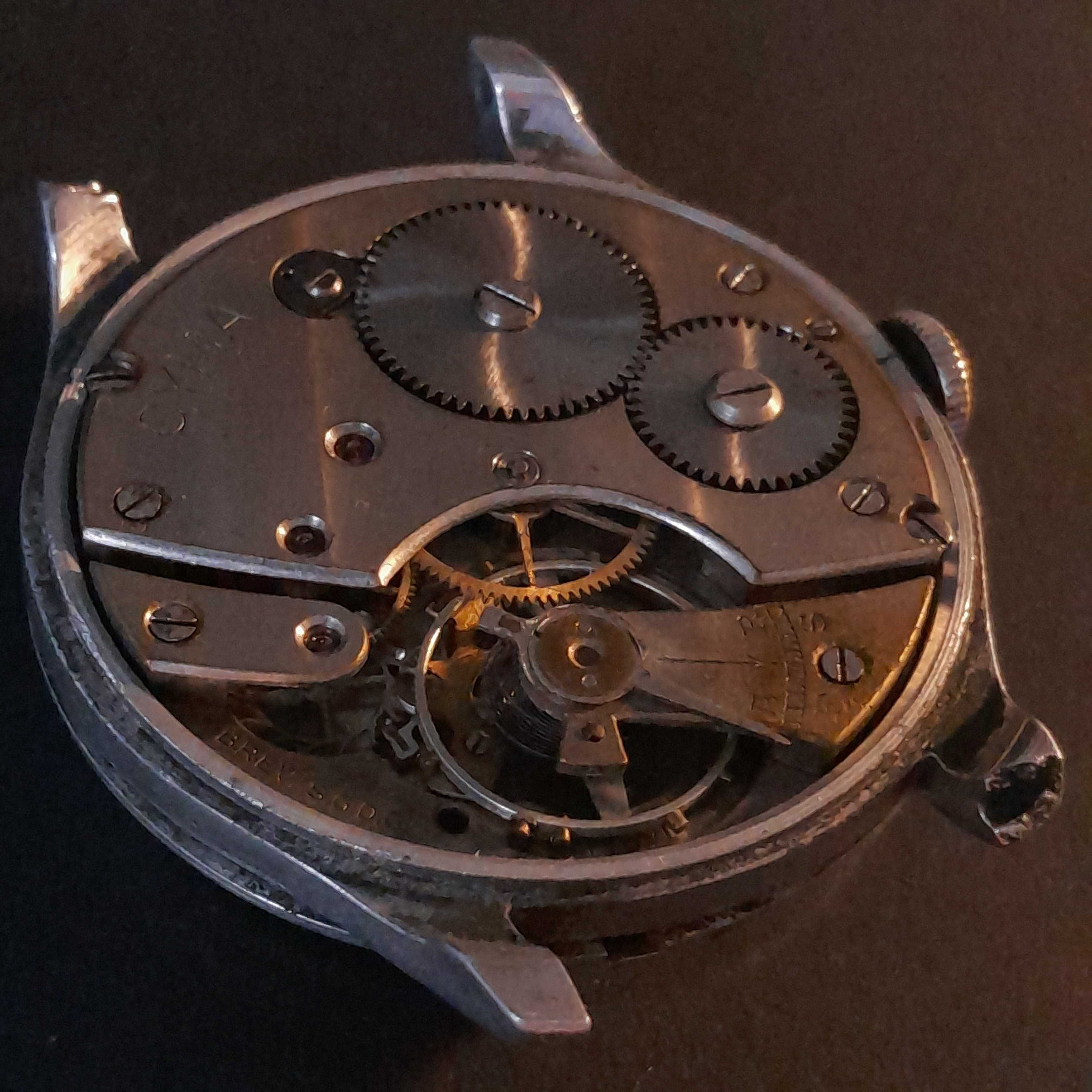 Cyma Zegarek mechaniczny Jumbo Pilot 45 mm Vintage Military
