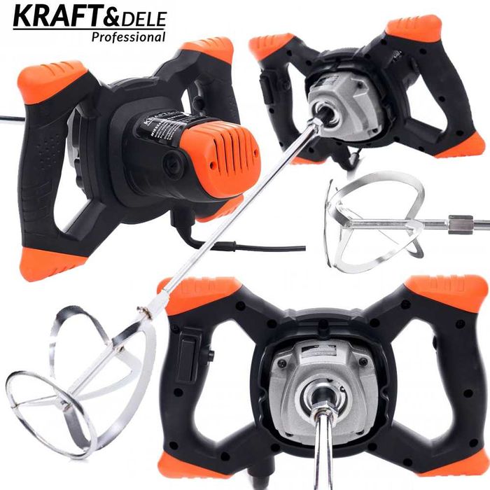 KRAFT&DELE Mieszadło Elektryczne Mieszalnik 120mm 2600w 800rpm KD541