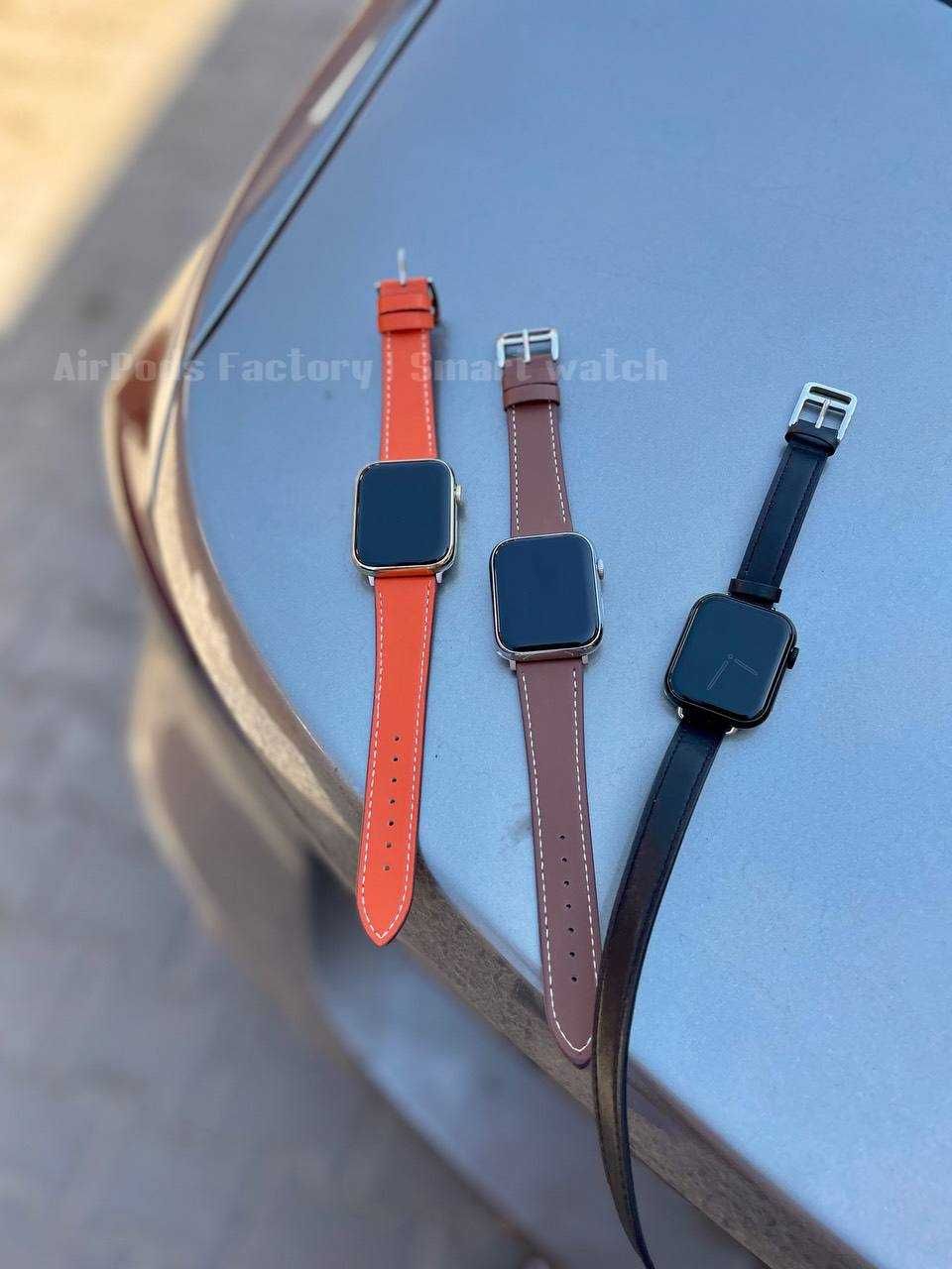 Стильний смарт годинник iWatch Hermes Series 8 41мм та 45мм опт\дроп