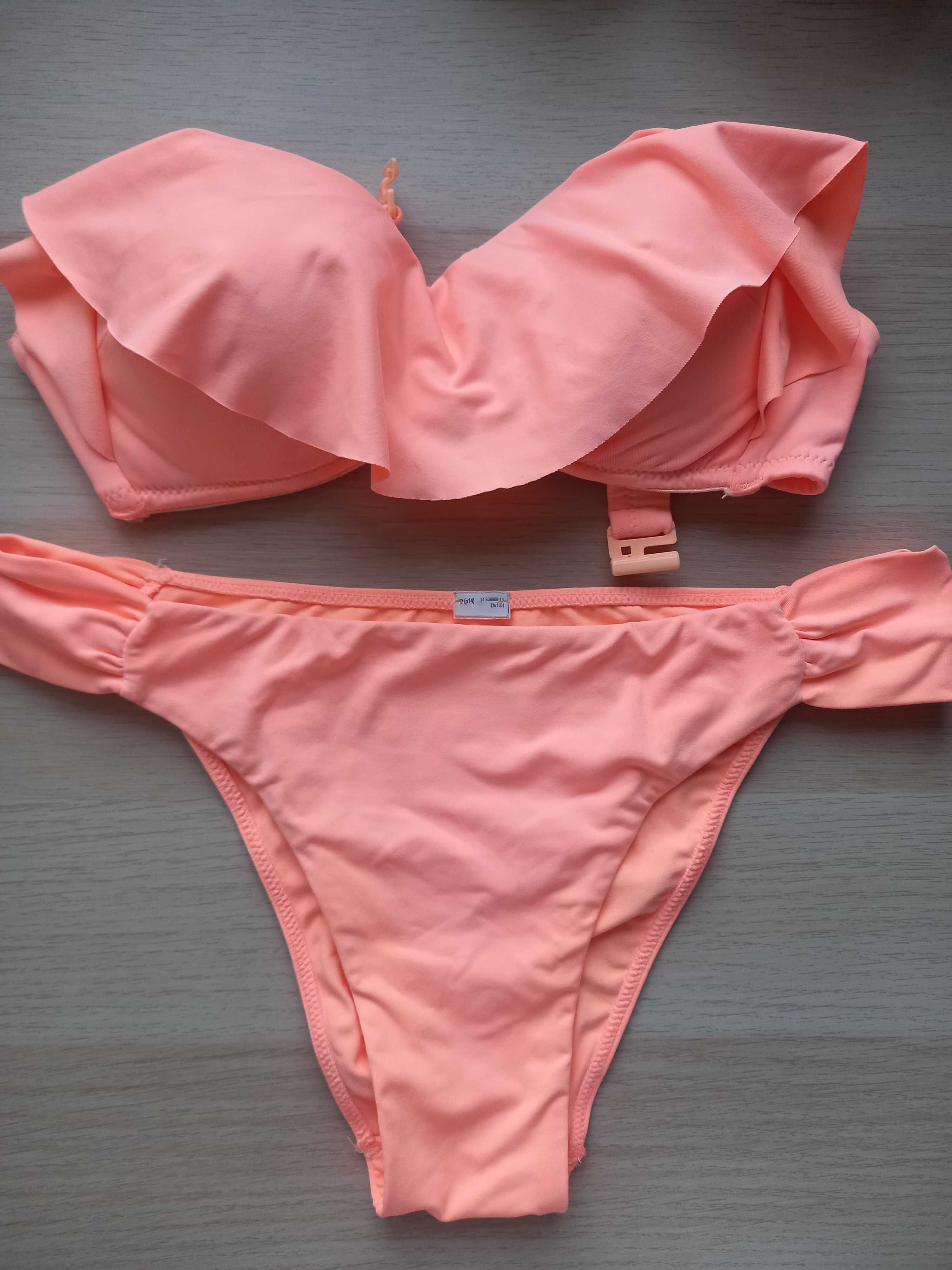 Bikini com folhos S
