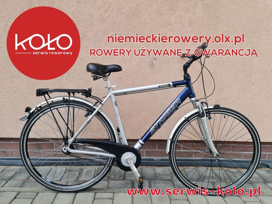 Rower męski miejski STAIGER koła 28 SHIMANO NEXUS aluminium rabat