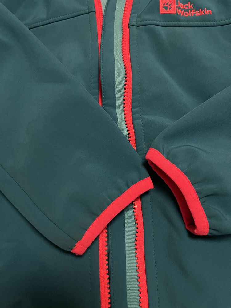 Куртка вітровка софтшел Jack Wolfskin