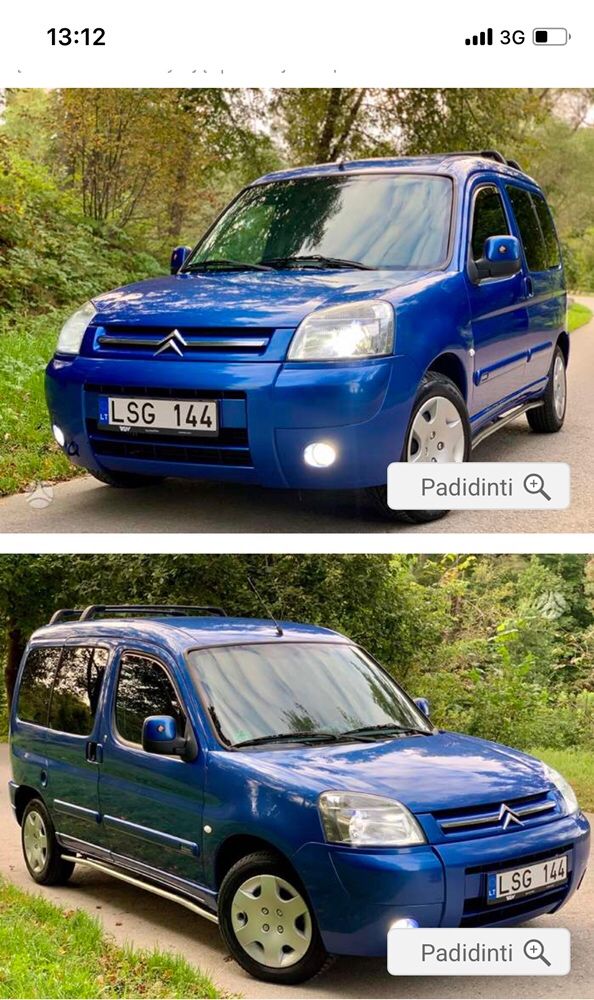 Citroen Berlingo 1998-2007 по з/ч.