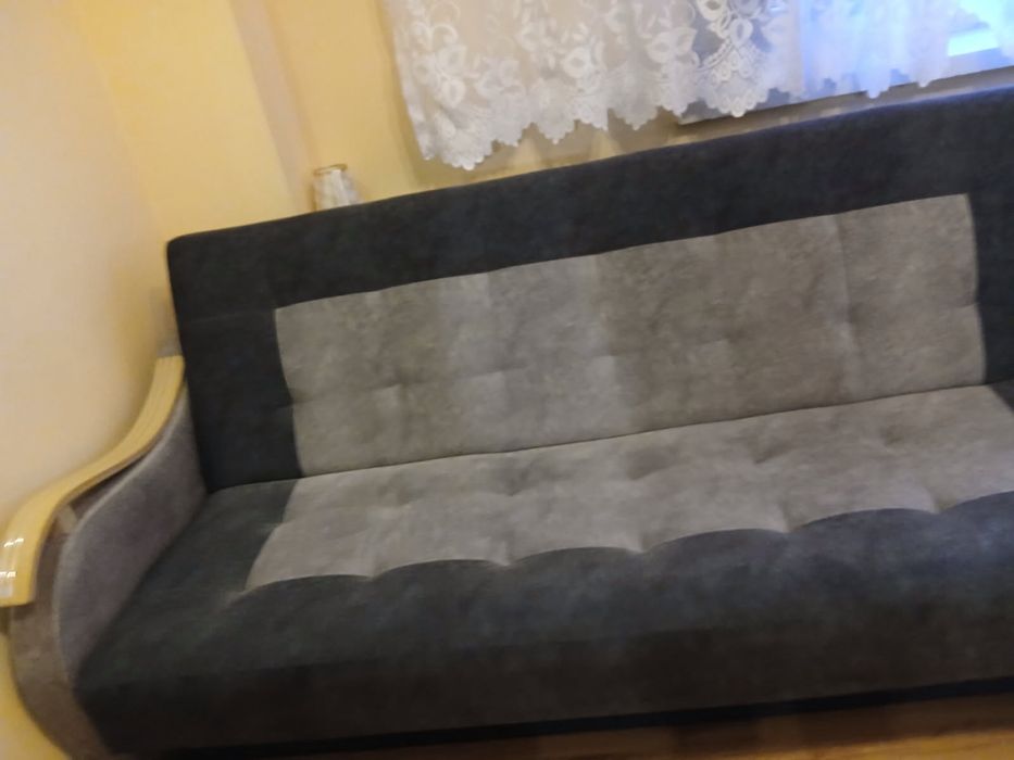 Sofa rozkładana szara prawid nowa