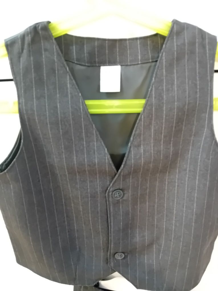 Kamizelka i spodnie garnitur H&M 98