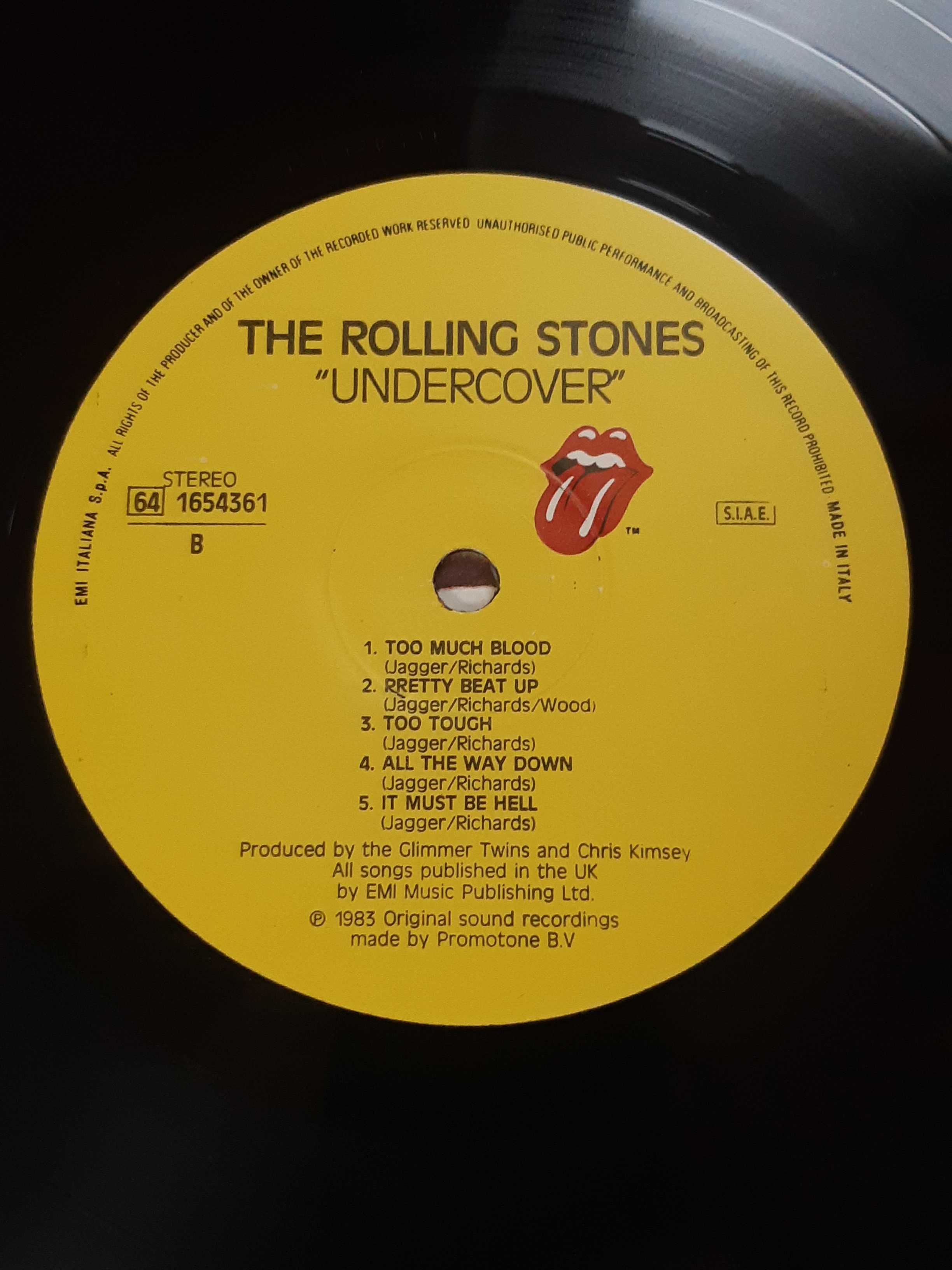 EX, 1. wyd. ITA 1983, The Rolling Stones LP Undercover, winyl