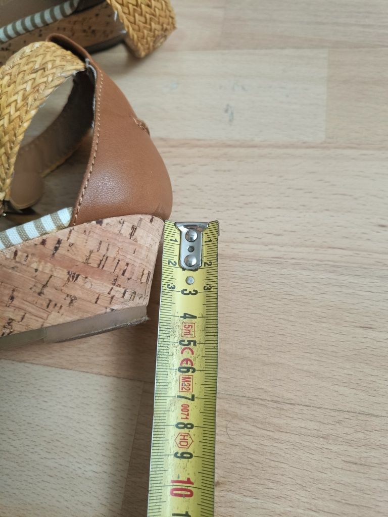 Sandały koturn sperry top sider 41
