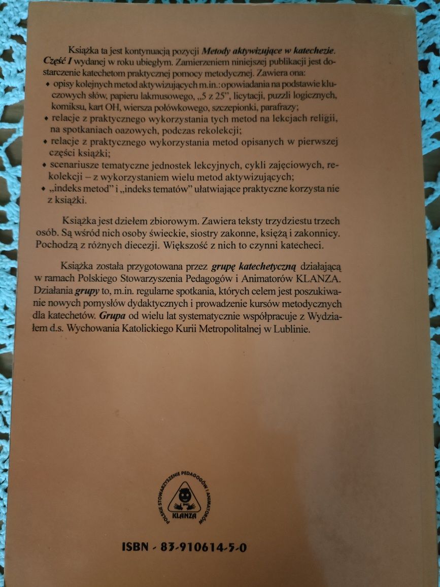 Metody aktywizujące w katechezie cz.2, Wydawnictwo Klanza