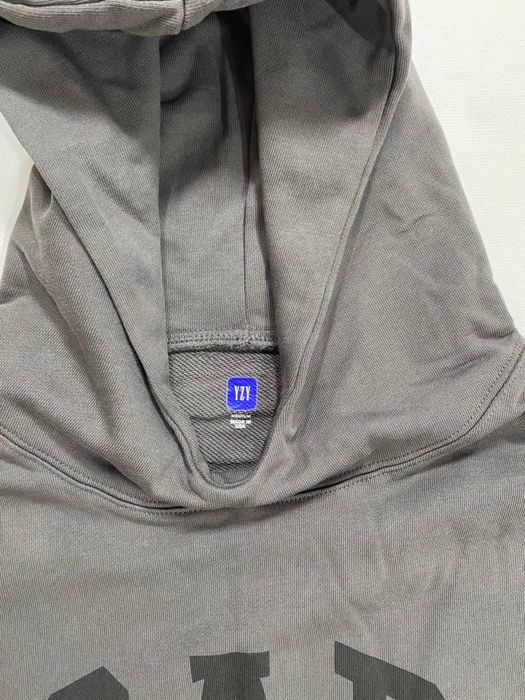 худи Gap x Balenciaga x Yeezy grey hoodie
