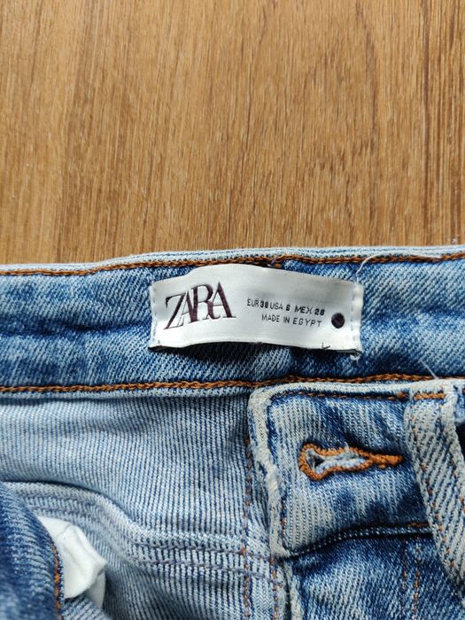 Calças de ganga, xadrez Zara, Stradivarius, 36, 38, 40